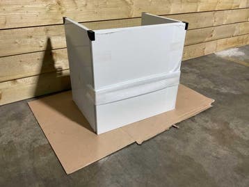 Veiling - Detremmerie onderkast 2-lades 60x59cm Rocco mat wi, Huis en Inrichting, Nieuw