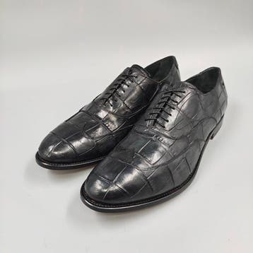 Raparo-Wingtip-Crocodile-UK12 - Veterschoenen - Maat: EU 46