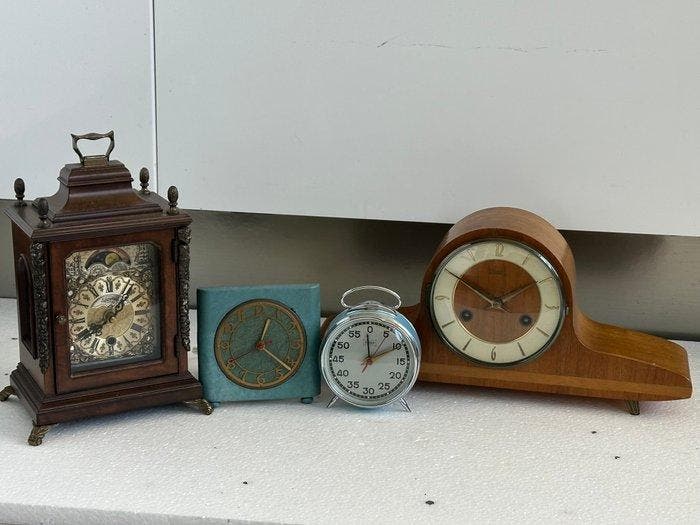 Klokonderdelen (4) - Junghans /Goblin / Radar - Metal,, Antiquités & Art, Antiquités | Horloges