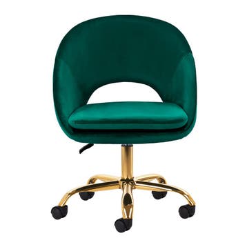 Elegante Velvet Draaistoel – Verrijdbaar en Verstelbaar, Verzenden, Nieuw