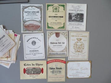 Themacollectie - Collection 107 Wine Labels 1952 - 1972