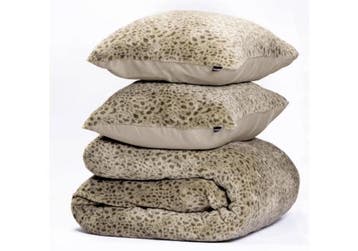 Teddy Tiger Taupe - 240 x 200/220