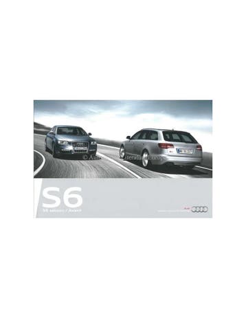 2009 AUDI S6 BROCHURE ENGELS, Nieuw
