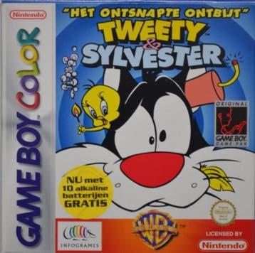 Tweety & Silvester het Ontsnapte Ontbijt - Gameboy Classi..., Ophalen of Verzenden, Zo goed als nieuw