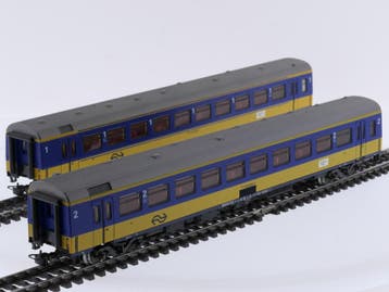 Schaal H0 Märklin 4164 en 4165 set van 2 ICR personen rij.., Wisselstroom, Gebruikt, Overige typen, Ophalen of Verzenden