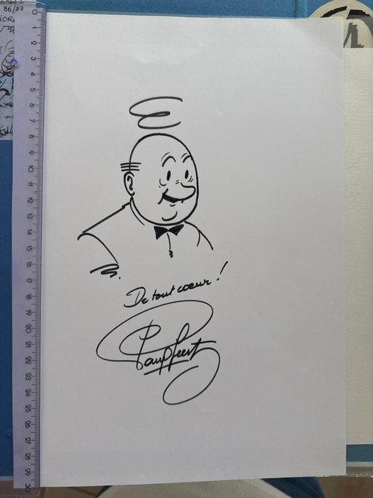 Paul Geerts - 1 Original drawing - Bob et Bobette - 1990, Livres, BD