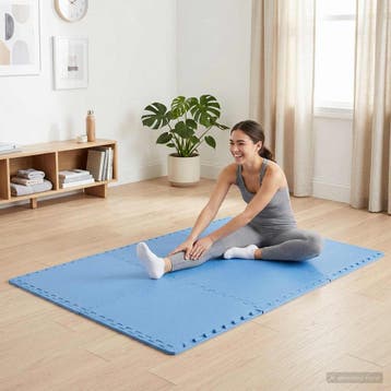 vidaXL Vloermatten 40 st Blauw 14,4 m² EVA Schuim, Sport en Fitness, Verzenden, Nieuw