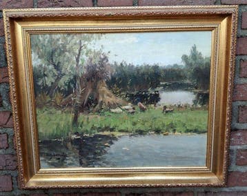Adrianus Johannes (Arie) Zwart (1903-1981) - Bij oude