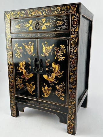 Kabinet - Zwarte lak - China - Guangxu (1875-1908) (Zonder