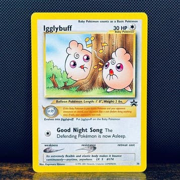 Pokémon Card - Igglybuff Black Star Promo 36 – Pokémon, Nieuw