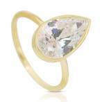 Ring - 18 karaat Geel goud - 3.03ct. tw. Diamant, Nieuw