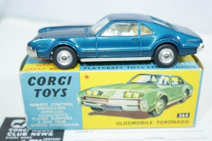 Corgi Toys 1:43 - Modelauto - Corgi Toys 264 Oldsmobile, Hobby en Vrije tijd, Modelauto's | 1:5 tot 1:12