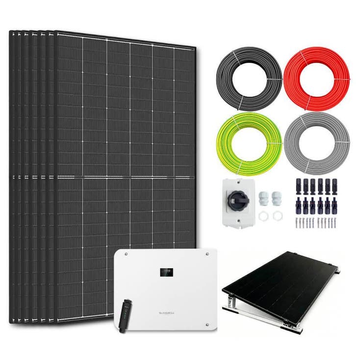 Zonnepanelen pakket voor platdak - 4.9 kW - 7x 700, Bricolage & Construction, Panneaux solaires & Accessoires, Enlèvement ou Envoi