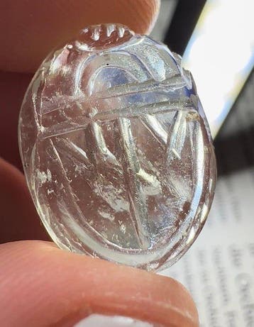 Libisch woestijnglas skarabeus / tektiet / meteorietglas, Verzamelen