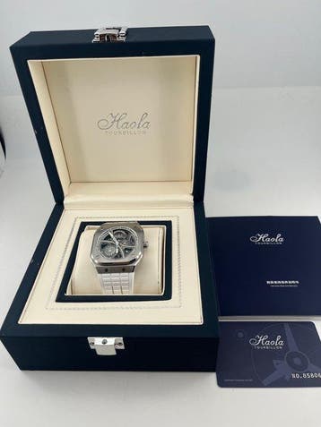 HAOFA - Square turbine Super Luminous 80h power reserve, Nieuw