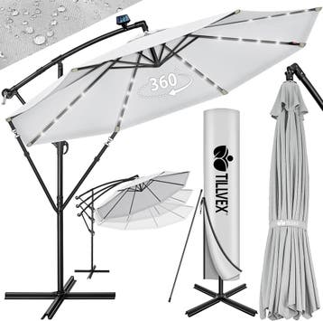 Zweefparasol - Tuinparasol - Parasol - Ø350 cm - Met voet -, Verzenden, Nieuw