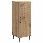 vidaXL Dressoir Artisanaal eiken 33 x 34,5 x 89,5 cm Bewerkt, Verzenden