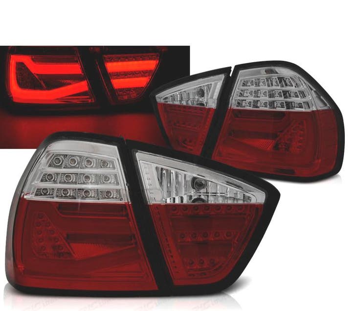 FEUX ARRIÈRE BMW E90 05-08 LED ROUGE FUMÉ, Autos : Pièces & Accessoires, Éclairage, Envoi