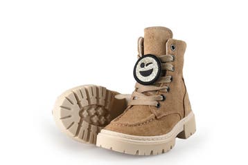 Nubikk Veterboots Meisjes in maat 24 Bruin, Kinderen en Baby's, Verzenden, Jongen of Meisje, Nubikk, Schoenen