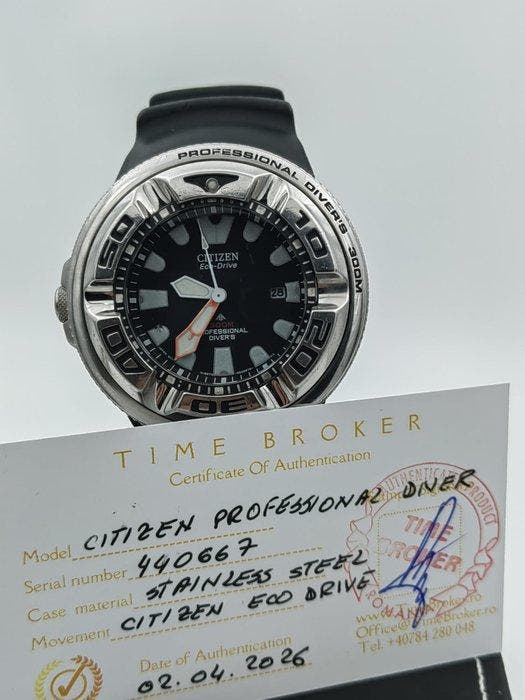 Citizen - Professional Divers 300M - Zonder minimumprijs -, Handtassen en Accessoires, Horloges | Heren