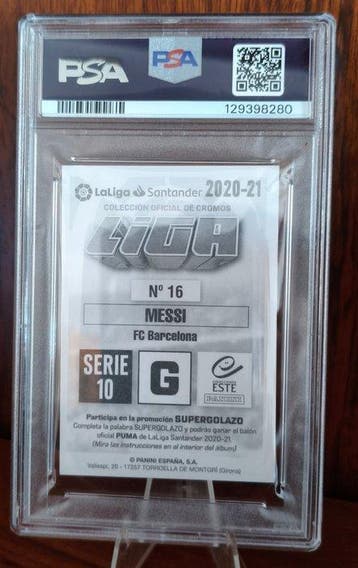 2020/21 Panini Colecciones Este 2020-21 Lionel Messi #16, Nieuw