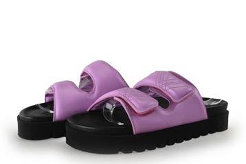 VIA VAI Slippers in maat 37 Zwart, Kleding | Dames, Schoenen, Slippers, Verzenden, Zwart, Zo goed als nieuw