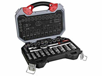 Veiling - Toolland dopsleutelset 29-pack staal, Doe-het-zelf en Bouw, Nieuw
