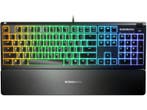 Steelseries -  Gaming Toetsenbord Apex 3 Rgb Azerty Zwart, Verzenden, Nieuw, Bedraad, Steelseries