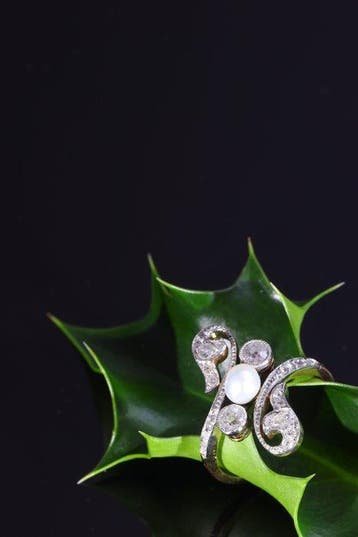 Ring - 18 karaat Geel goud - 0.58ct. tw. Diamant