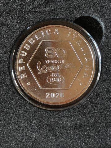Italië. 5 Euro 2026 80 Years of Vespa (Zonder