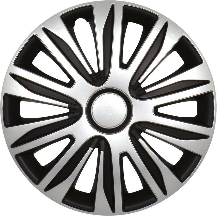 Gorecki Wieldoppenset Nardo 14 Zwart/Zilver, Autos : Divers, Accessoires de voiture, Envoi