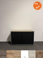 Roldeurkast - Ahrend - 74x120x45cm - Antraciet met zwarte ro, Werkplek, Ophalen of Verzenden, Gebruikt, Kast