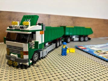 Lego Set - 7998 - City - LEGO City 7998 Kiepwagen, Nieuw