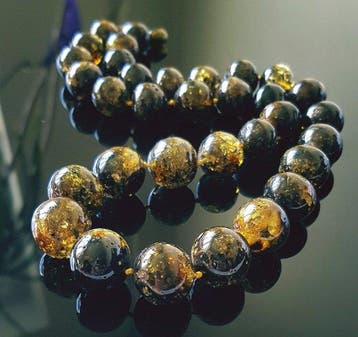 Ambre Collier dambre - couleur ambre verte - ambre