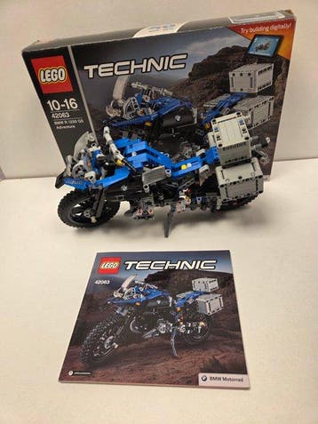 Lego Set - 42063 - Technic - 42063 BMW R 1200 GS Adventure, Nieuw