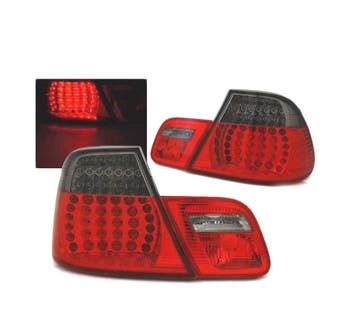 FEUX ARRIÈRE BMW E46 03-07 COUPÉ LED ROUGE FUMÉ LOOK M3, Autos : Pièces & Accessoires, Verzenden, Neuf