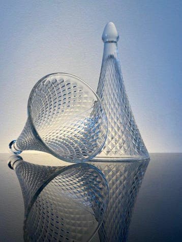Henri Maire - Drinkset (8) - Art Deco coupes - Trinquette