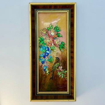Fauré Limoges - appelbloesems - Andrée Fauré-Malabre -, Antiek en Kunst