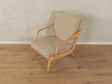 Fauteuil - Hêtre - Fauteuil des années 1950, Antiquités & Art