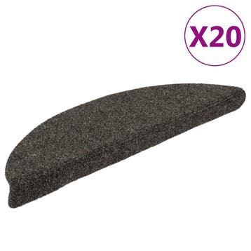 vidaXL Trapmatten Zelfklevend 20 stuks 56x17x3 cm Antraciet, Verzenden