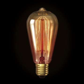Gloeilamp Edison Gold Ø58mm E27 40W, Huis en Inrichting, Verzenden, Nieuw