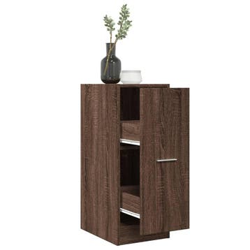 vidaXL Apothekerskast 30x41x77,5 cm bewerkt hout bruin, Verzenden