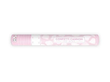 Confetti Kanon Witte Rozenblaadjes 60cm, Verzenden
