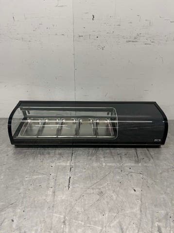 Sushivitrine Tapasvitrine Opzet koelvitrine 5 x 1/3 GN 135, Ophalen of Verzenden, Nieuw in verpakking