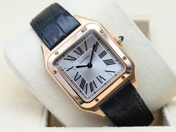 Cartier Santos Ref. WGSA0022 Year 2023 (Box & Papers), Ophalen of Verzenden, Polshorloge