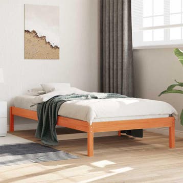 vidaXL Slaapbank zonder matras 80x200 cm massief grenenhout, Verzenden, Nieuw