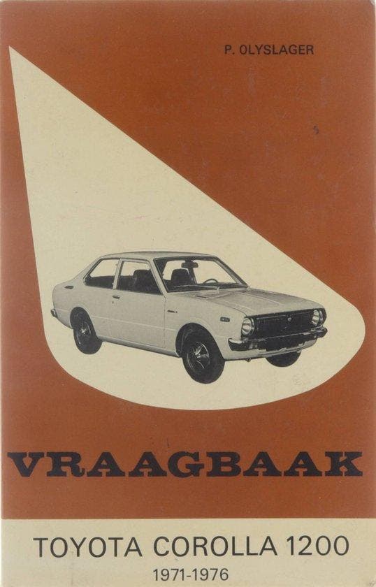 Vraagbaak voor uw Toyota Corolla 1200 - Keff, Boeken, Hobby en Vrije tijd, Verzenden