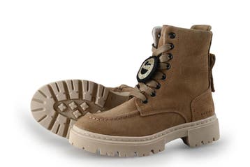 Nubikk Veterboots Meisjes in maat 28 Cognac, Kinderen en Baby's, Verzenden, Jongen of Meisje, Nubikk, Schoenen