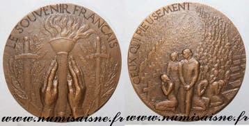 Ohne Jahr France Medaille oorlog Das Franzoesische Souven..., Verzenden