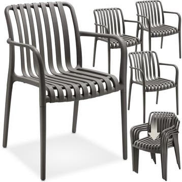 Tuinstoelen Alcudia, weerbestendig, stapelbaar, Tuin en Terras, Verzenden, Nieuw